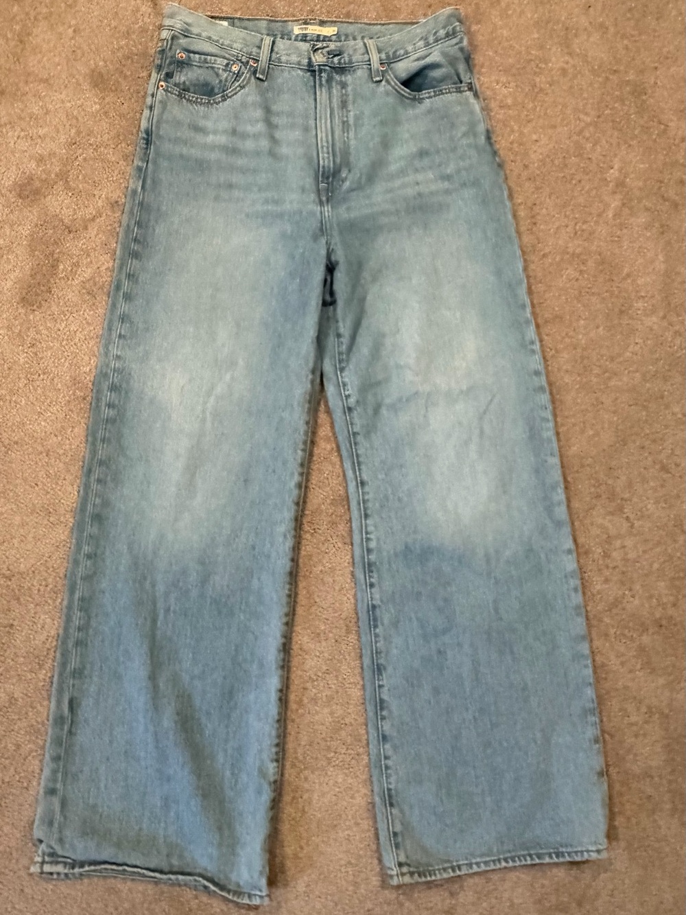 Levi’s Premium Wide Leg Jeans Size 31 Light Wash High Rise
